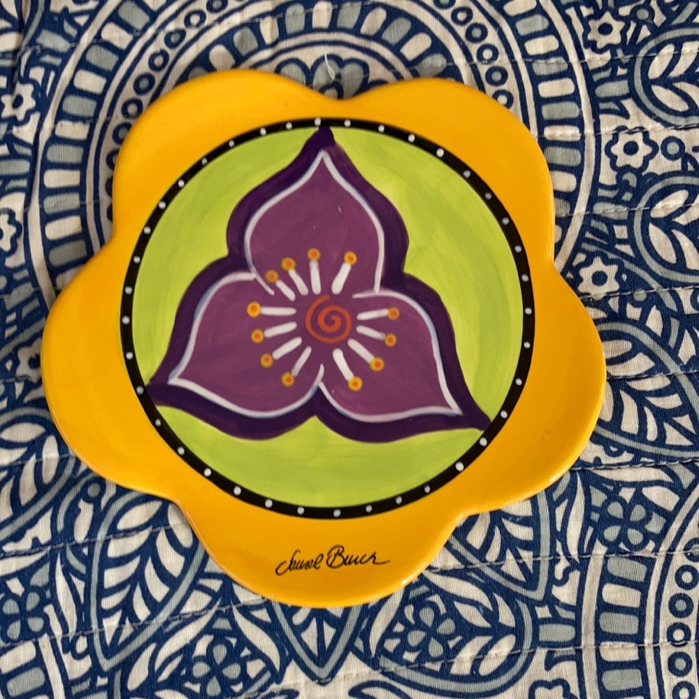 Laurel Burch plate